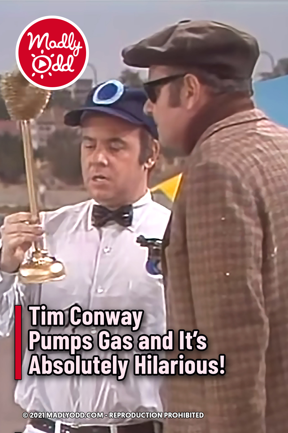 Tim Conway Pumps Gas and It\'s Absolutely Hilarious!