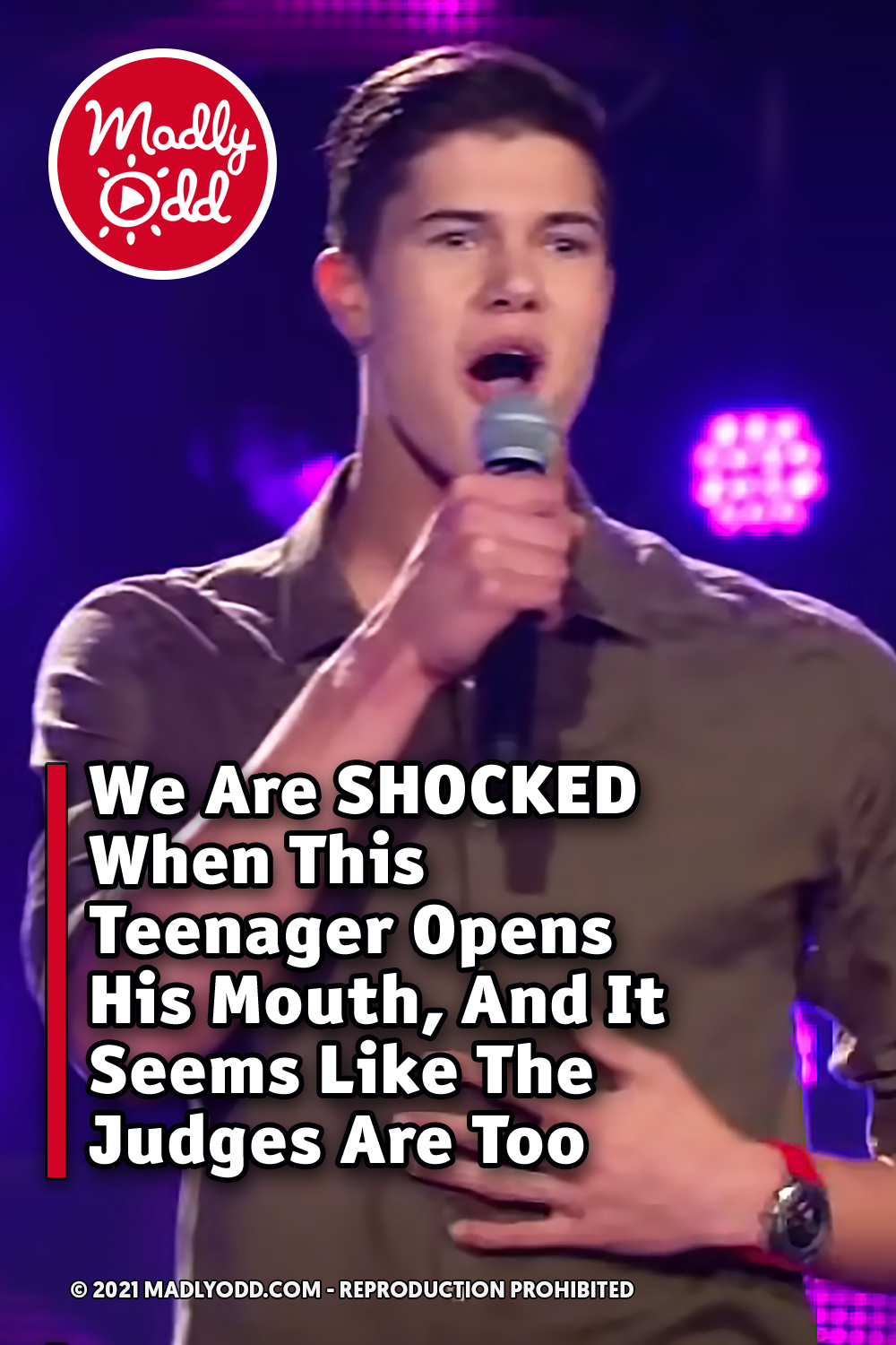 We Are SHOCKED When This Teenager Opens His Mouth, And It Seems Like The Judges Are Too