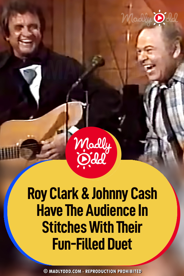 Roy Clark & Johnny Cash Have The Audience In Stitches With Their Fun-Filled Duet