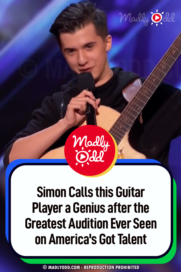 Simon Calls this Guitar Player a Genius after the Greatest Audition Ever Seen on America\'s Got Talent