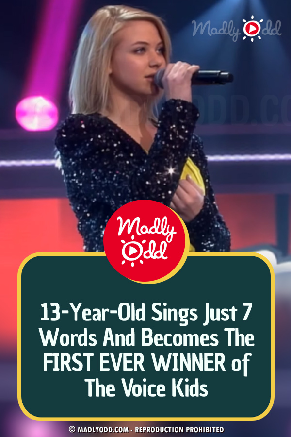 13-Year-Old Sings Just 7 Words And Becomes The FIRST EVER WINNER of The Voice Kids