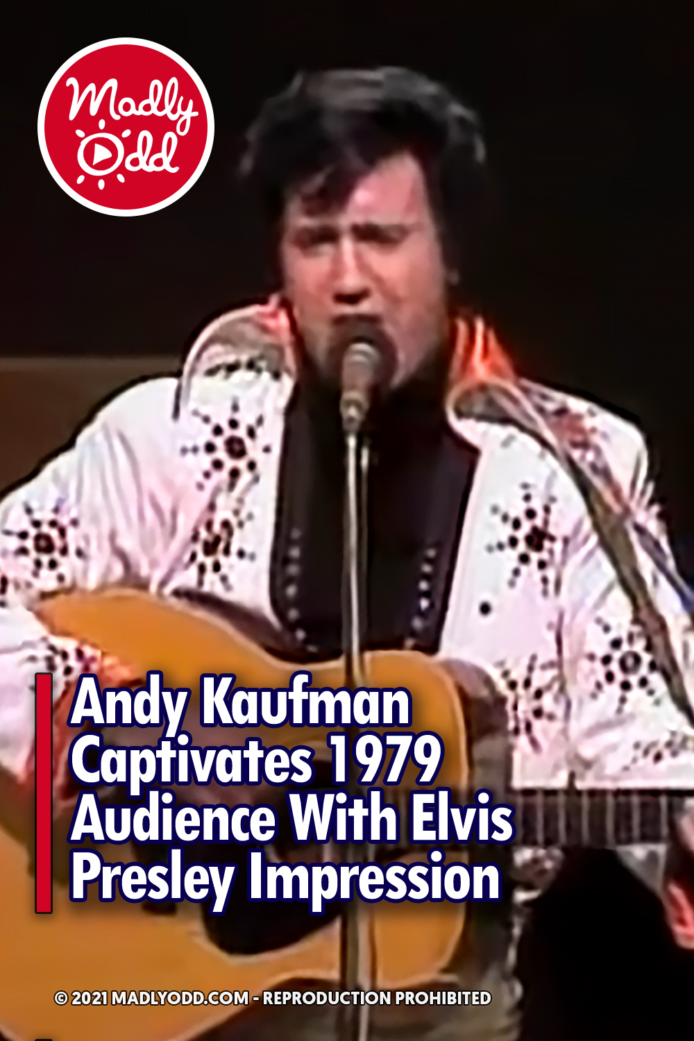 Andy Kaufman Captivates 1979 Audience With Elvis Presley Impression