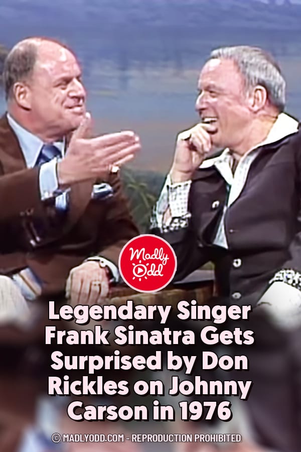 Legendary Singer Frank Sinatra Gets Surprised by Don Rickles on Johnny Carson in 1976