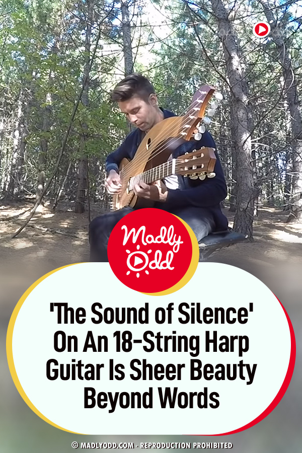 \'The Sound of Silence\' On An 18-String Harp Guitar Is Sheer Beauty Beyond Words