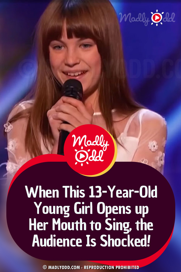 When This 13-Year-Old Young Girl Opens up Her Mouth to Sing, the Audience Is Shocked!