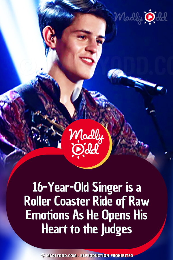 16-Year-Old Singer is a Roller Coaster Ride of Raw Emotions As He Opens His Heart to the Judges