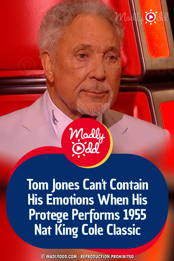 Tom Jones Can\'t Contain His Emotions When His Protege Performs 1955 Nat King Cole Classic