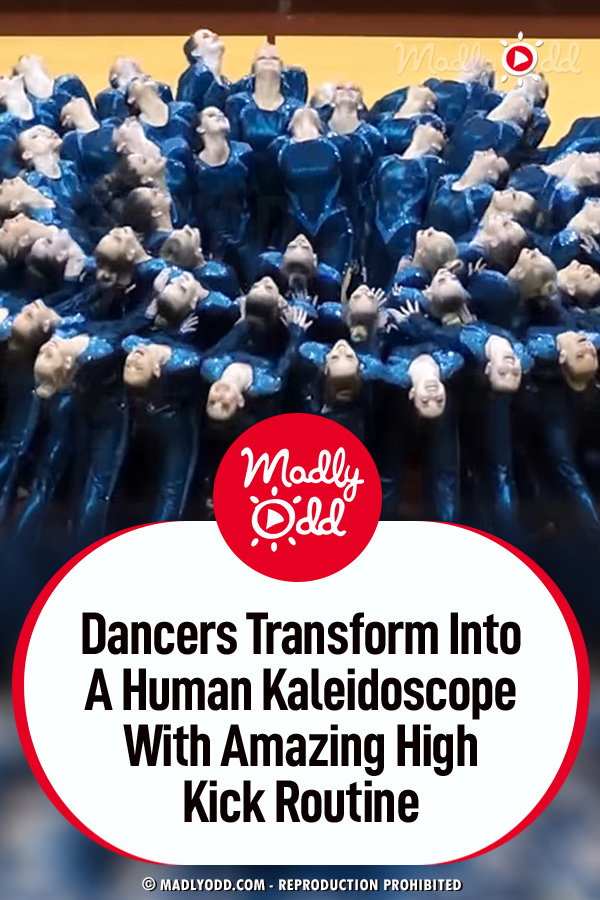Dancers Transform Into A Human Kaleidoscope With Amazing High Kick Routine