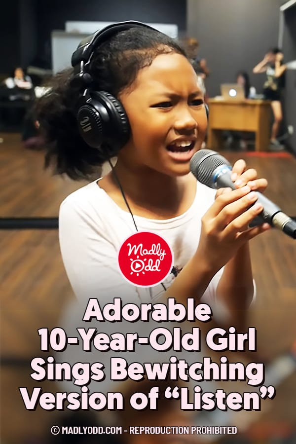 Adorable 10-Year-Old Girl Sings Bewitching Version of “Listen”
