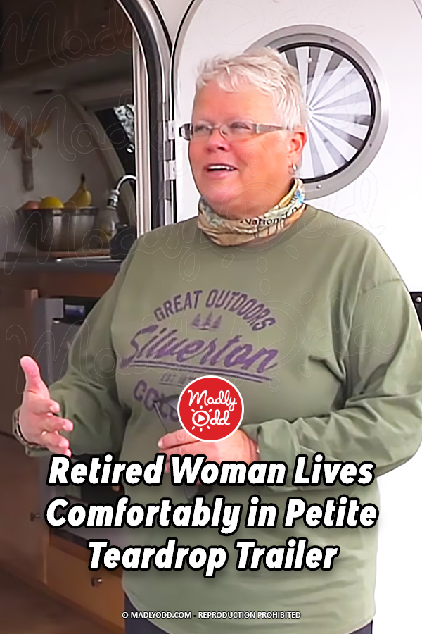 Retired Woman Lives Comfortably in Petite Teardrop Trailer