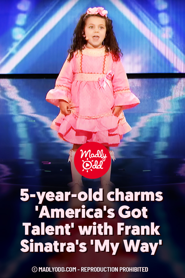 5-year-old charms \'America\'s Got Talent\' with Frank Sinatra\'s \'My Way\'