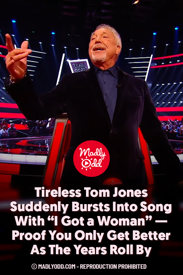 Tireless Tom Jones Suddenly Bursts Into Song With “I Got a Woman” — Proof You Only Get Better As The Years Roll By