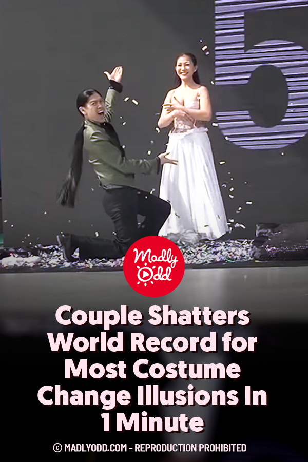 Couple Shatters World Record for Most Costume Change Illusions In 1 Minute