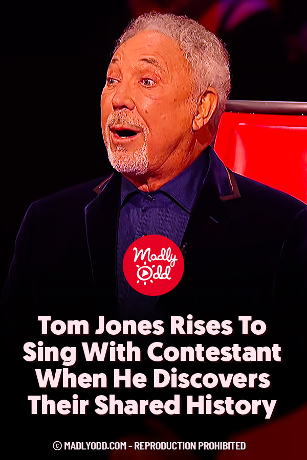 Tom Jones Rises To Sing With Contestant When He Discovers Their Shared History