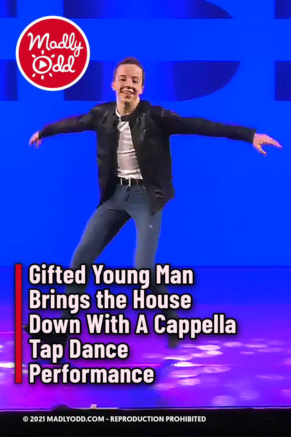 Gifted Young Man Brings the House Down With A Cappella Tap Dance Performance