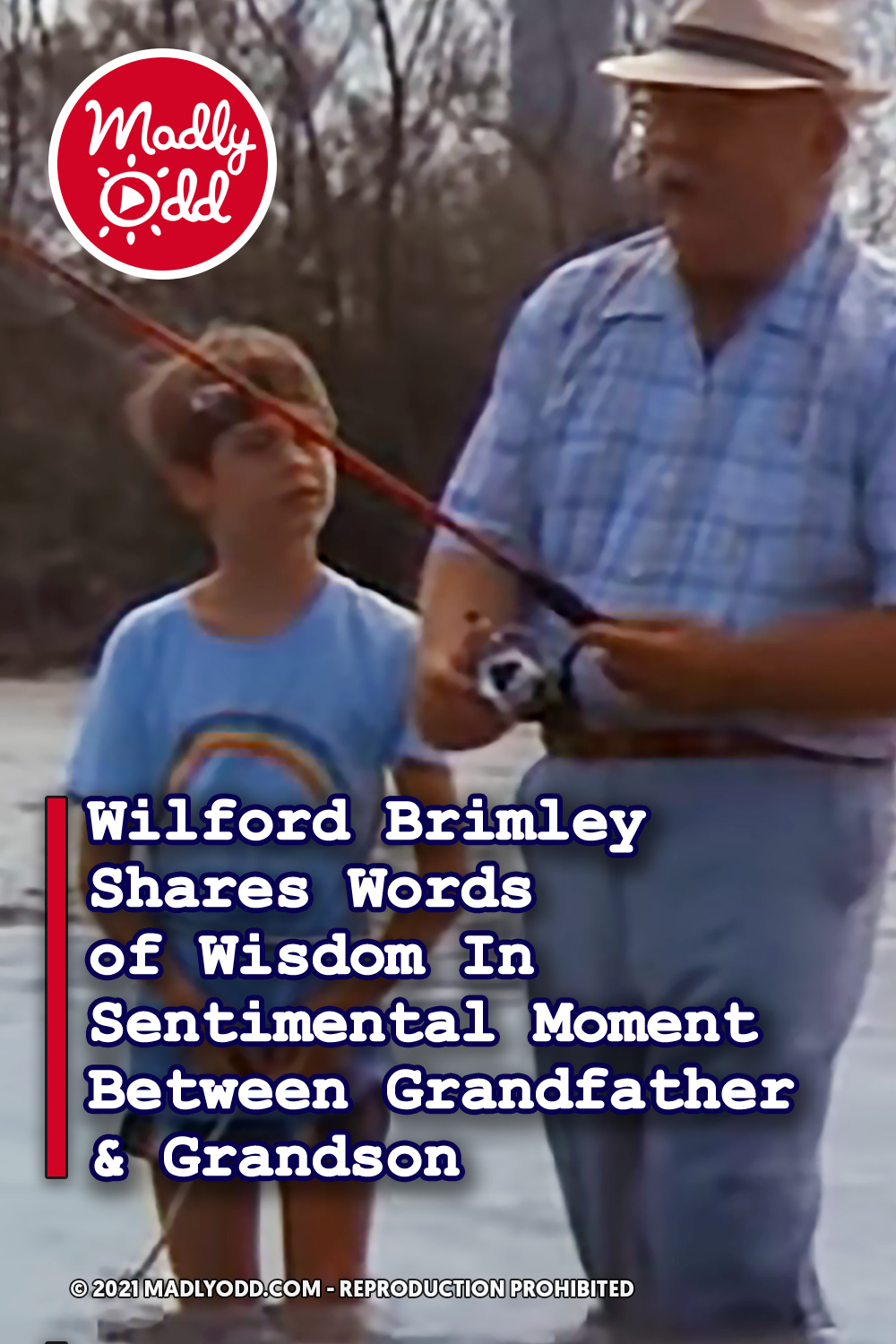 Wilford Brimley Shares Words of Wisdom In Sentimental Moment Between Grandfather & Grandson