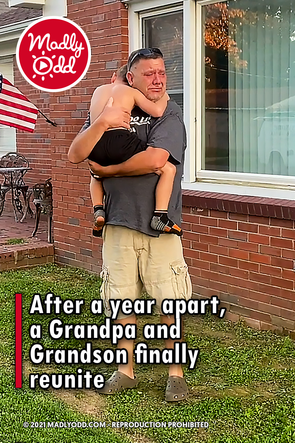 After a year apart, a Grandpa and Grandson finally reunite
