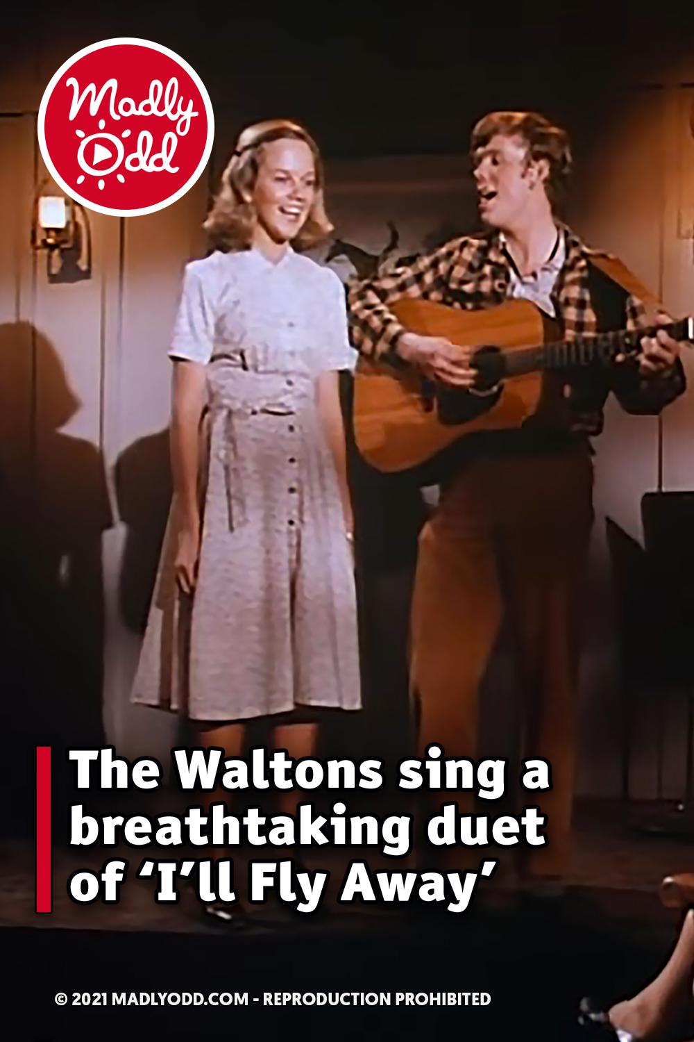 The Waltons sing a breathtaking duet of ‘I’ll Fly Away’