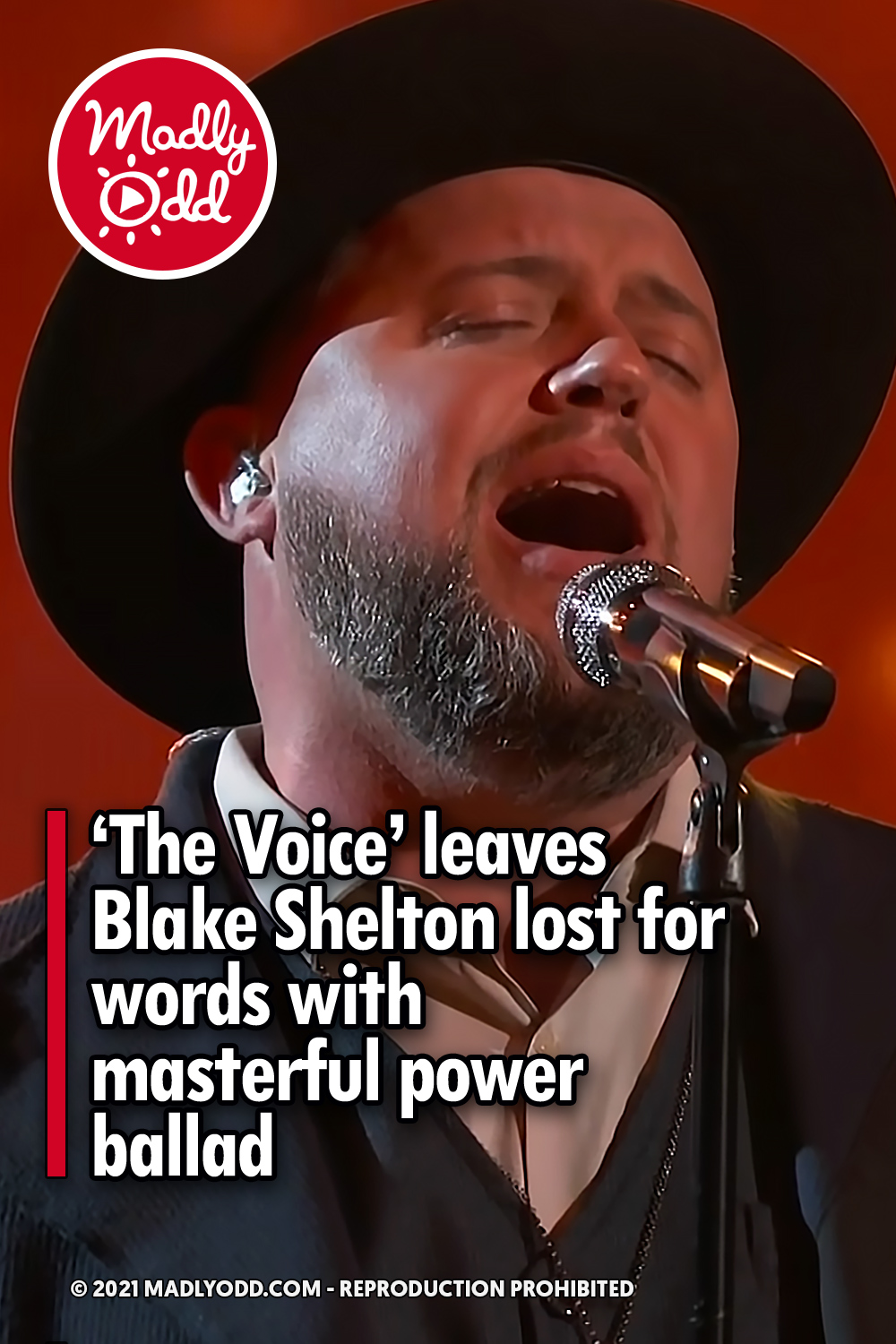 ‘The Voice’ leaves Blake Shelton lost for words with masterful power ballad