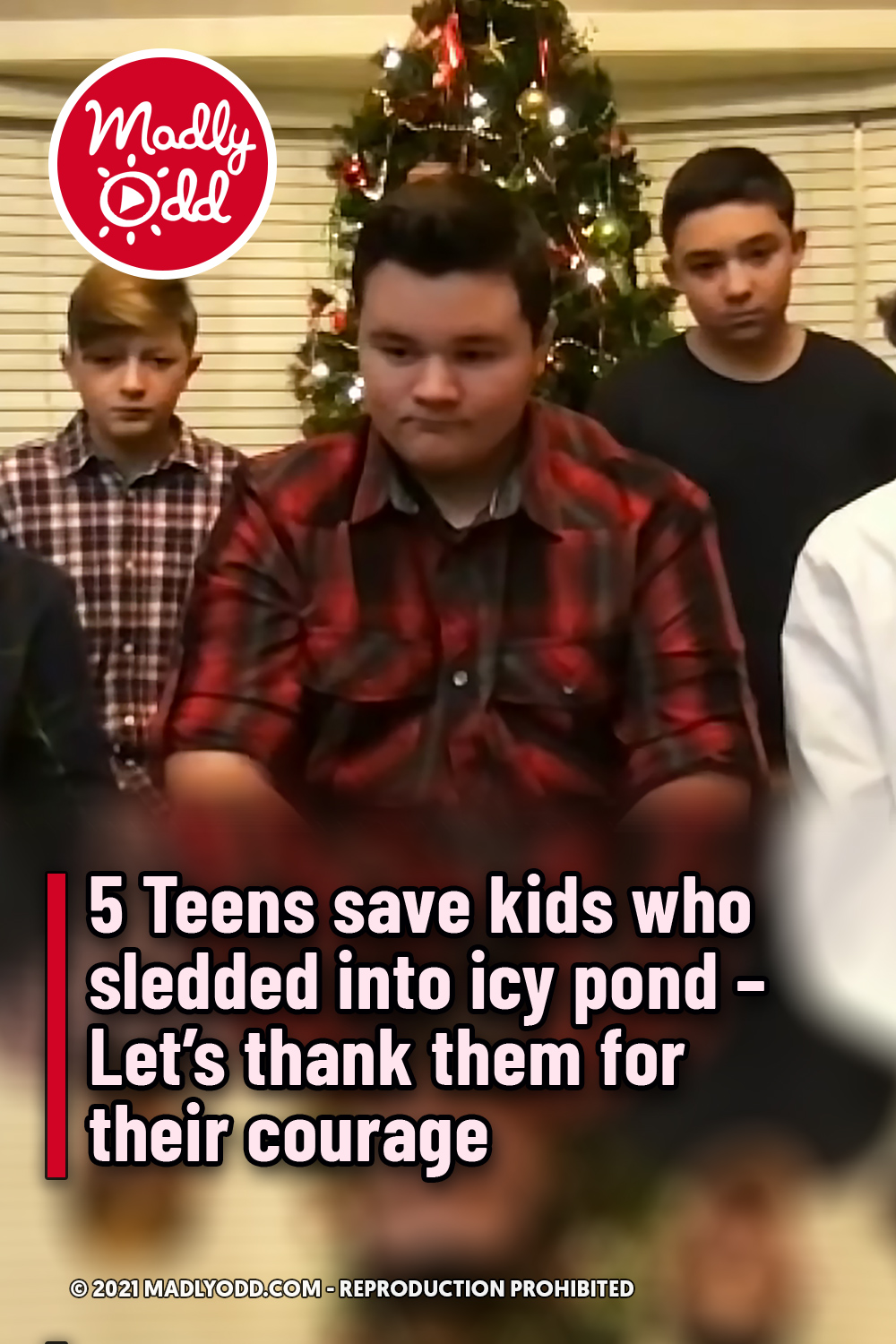 5 Teens save kids who sledded into icy pond – Let\'s thank them for their courage
