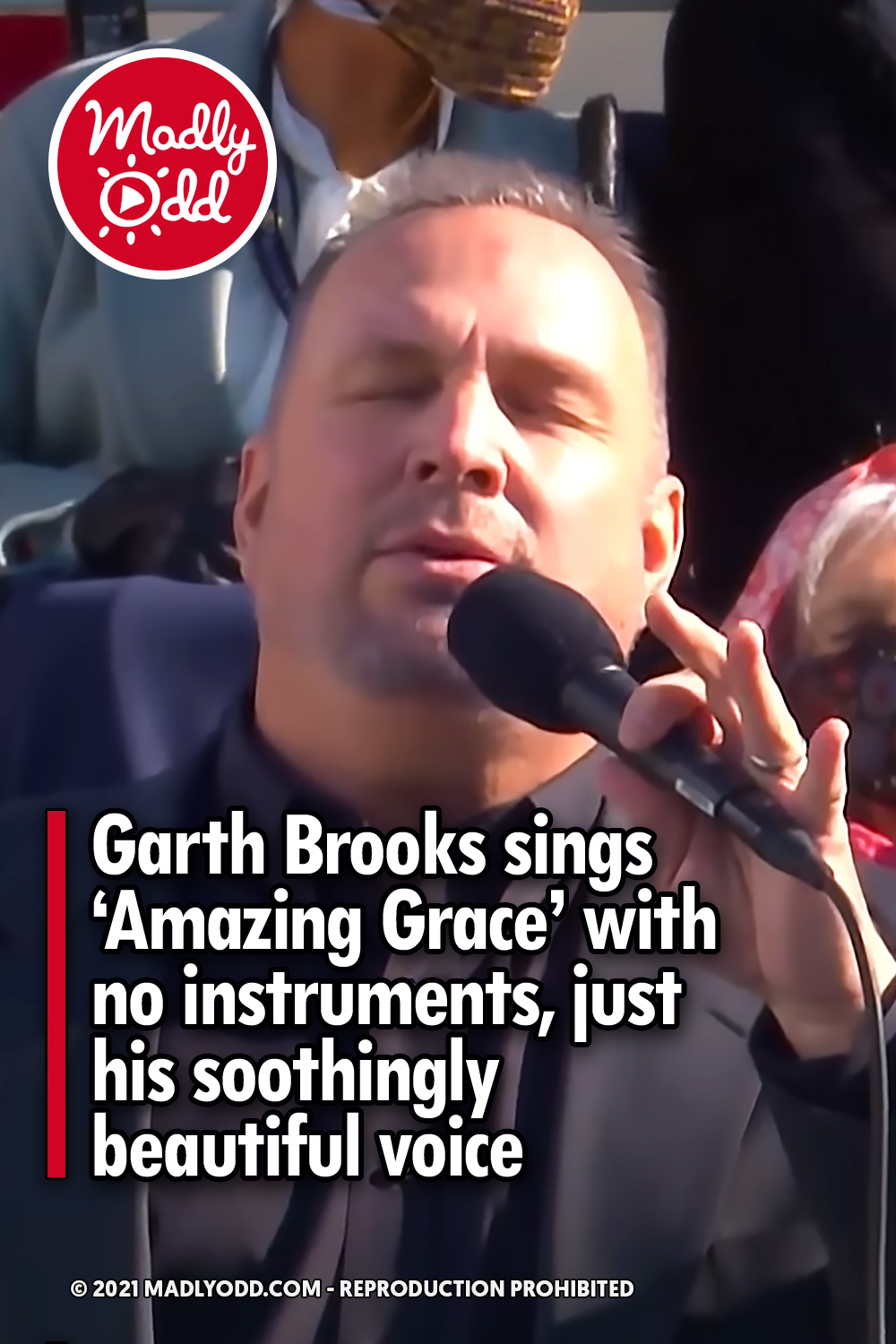 Garth Brooks sings ‘Amazing Grace’ with no instruments, just his soothingly beautiful voice