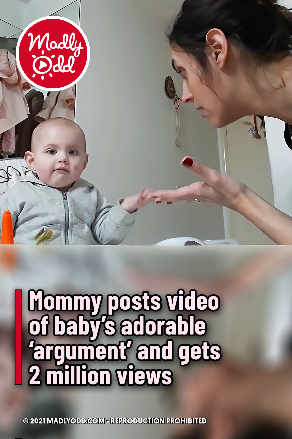 Mommy posts video of baby’s adorable \'argument\' and gets 2 million views