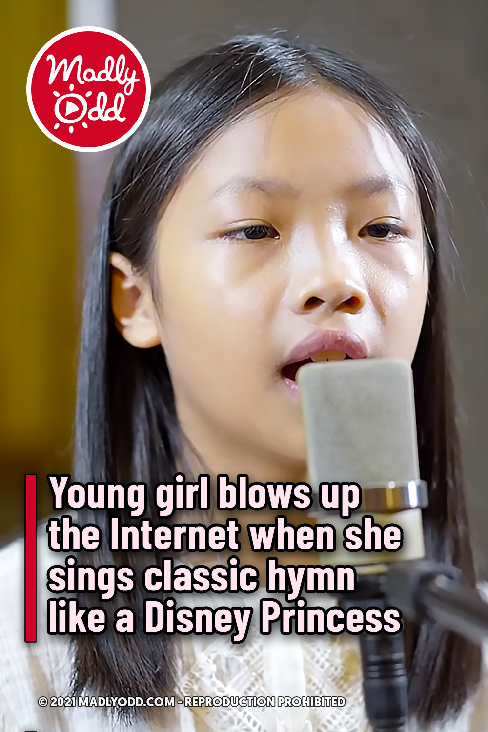 Young girl blows up the Internet when she sings classic hymn like a Disney Princess