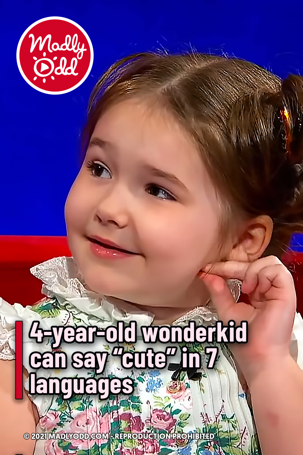 4-year-old wonderkid can say “cute” in 7 languages