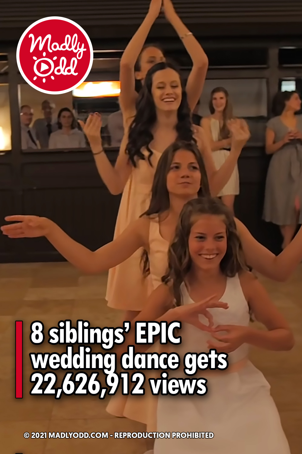 8 siblings’ EPIC wedding dance gets 22,626,912 views