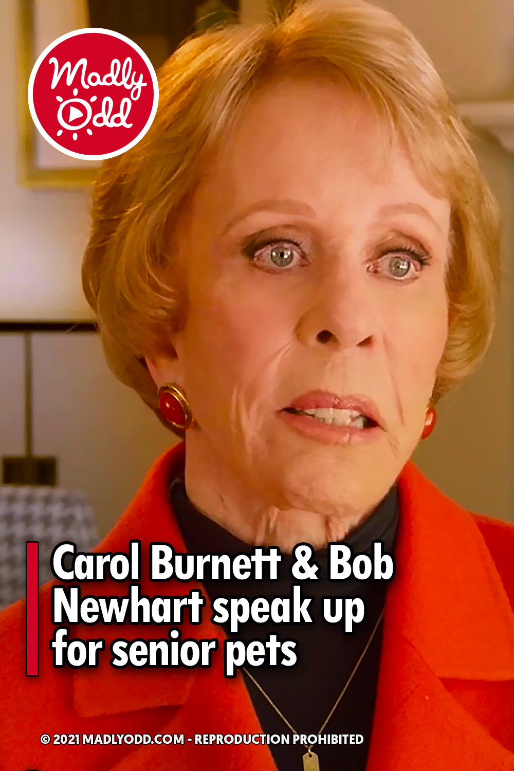Carol Burnett & Bob Newhart speak up for senior pets