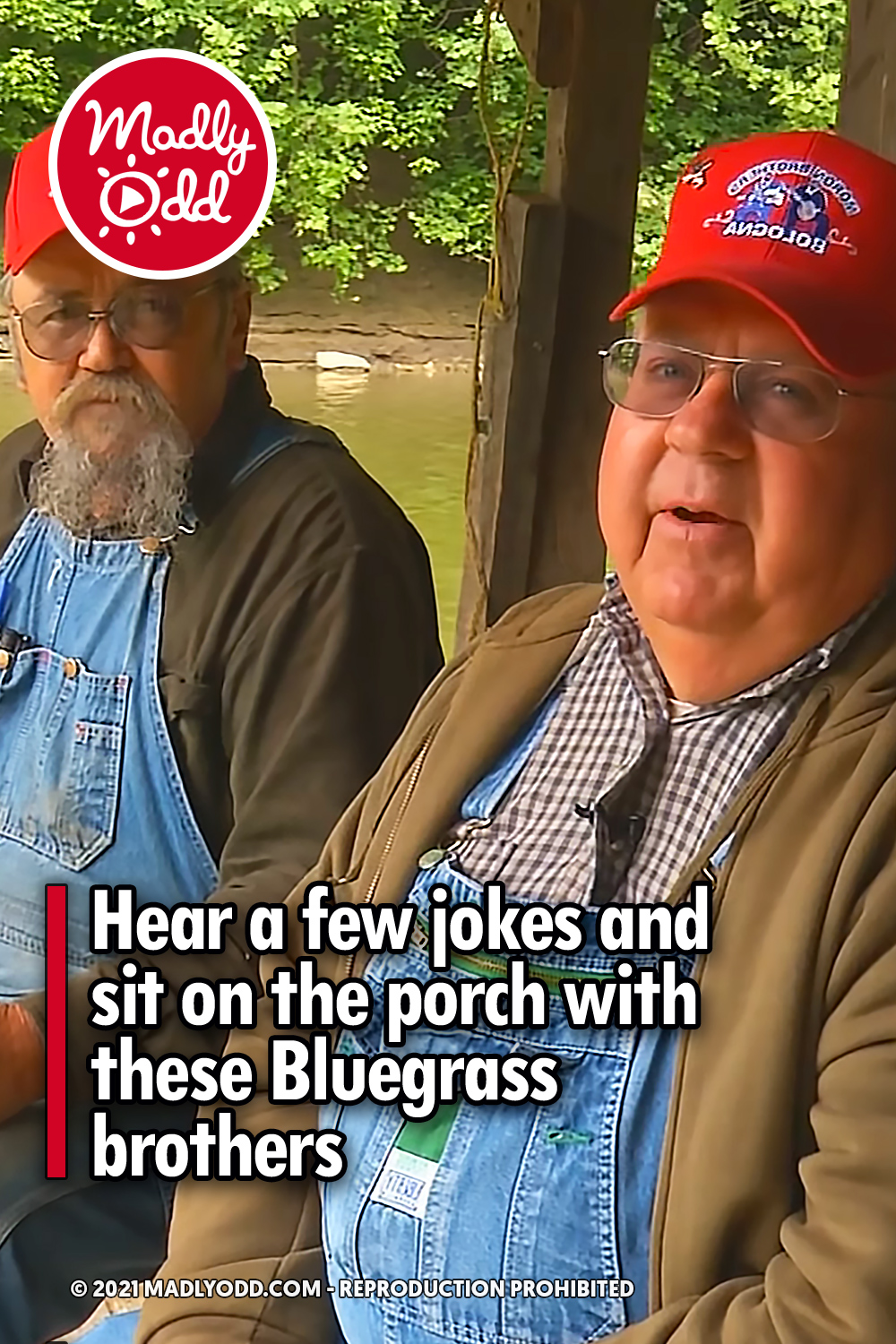 Hear a few jokes and sit on the porch with these Bluegrass brothers