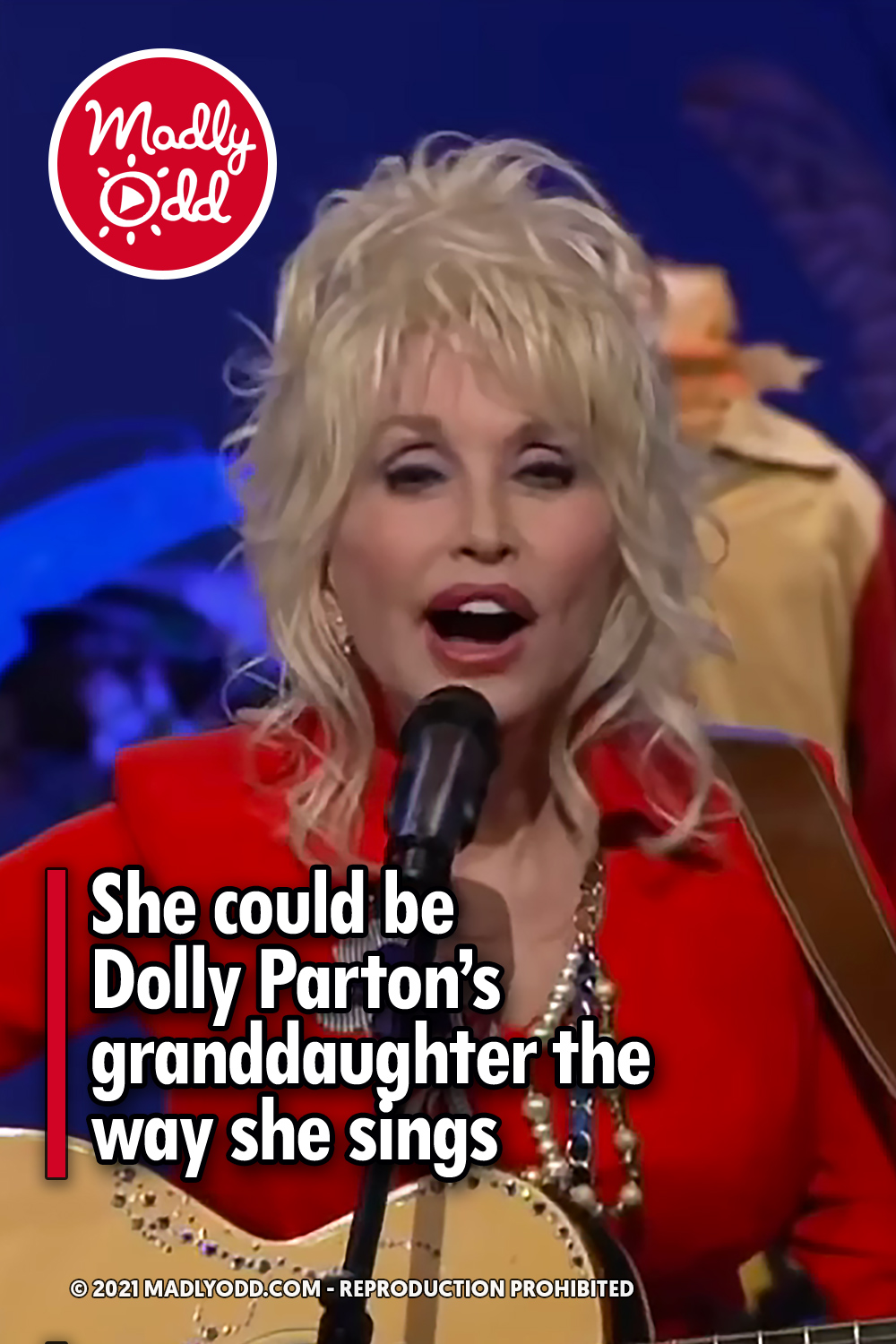 She could be Dolly Parton’s granddaughter the way she sings