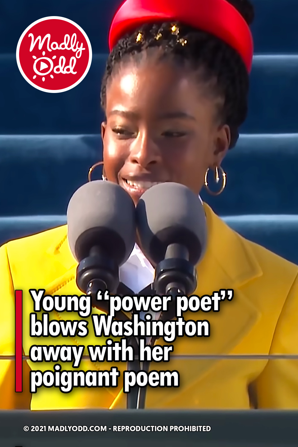 Young “power poet” blows Washington away with her poignant poem