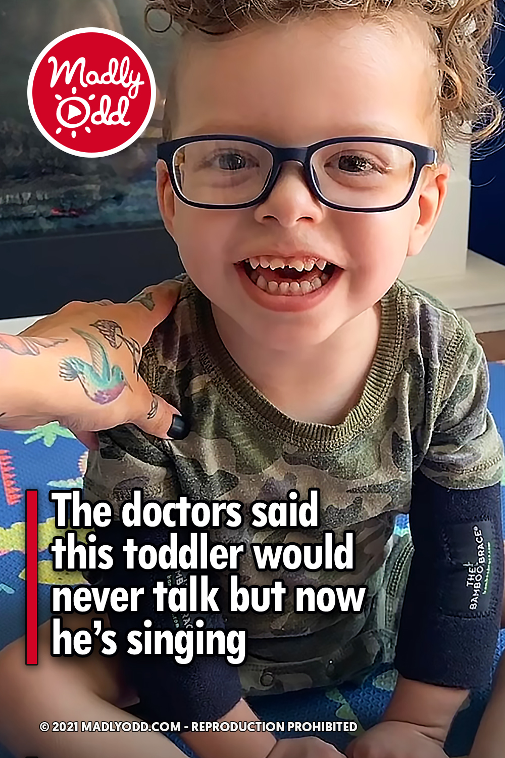 The doctors said this toddler would never talk but now he’s singing