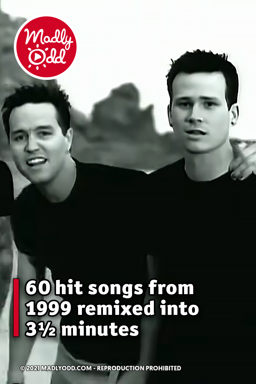60 hit songs from 1999 remixed into 3½ minutes