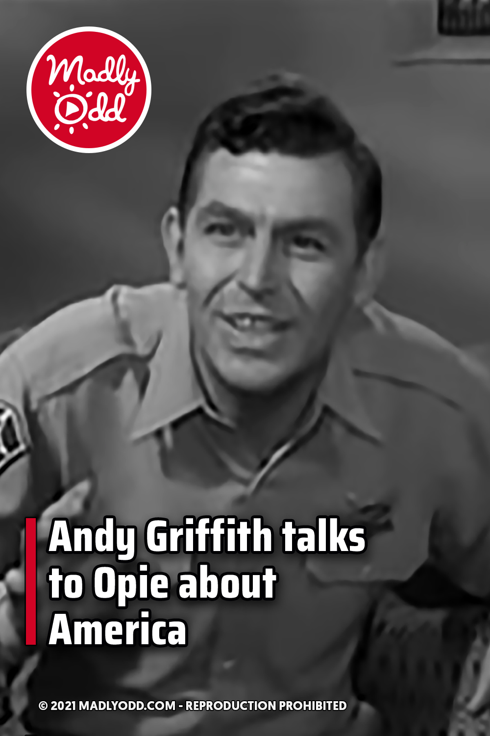 Andy Griffith talks to Opie about America