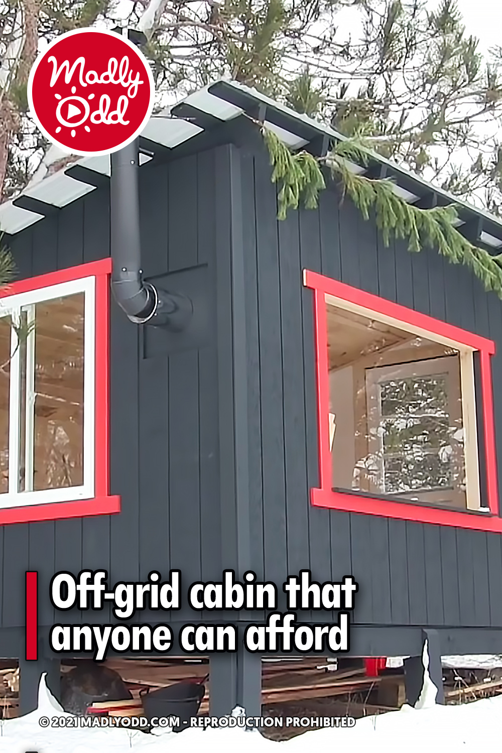 Off-grid cabin that anyone can afford