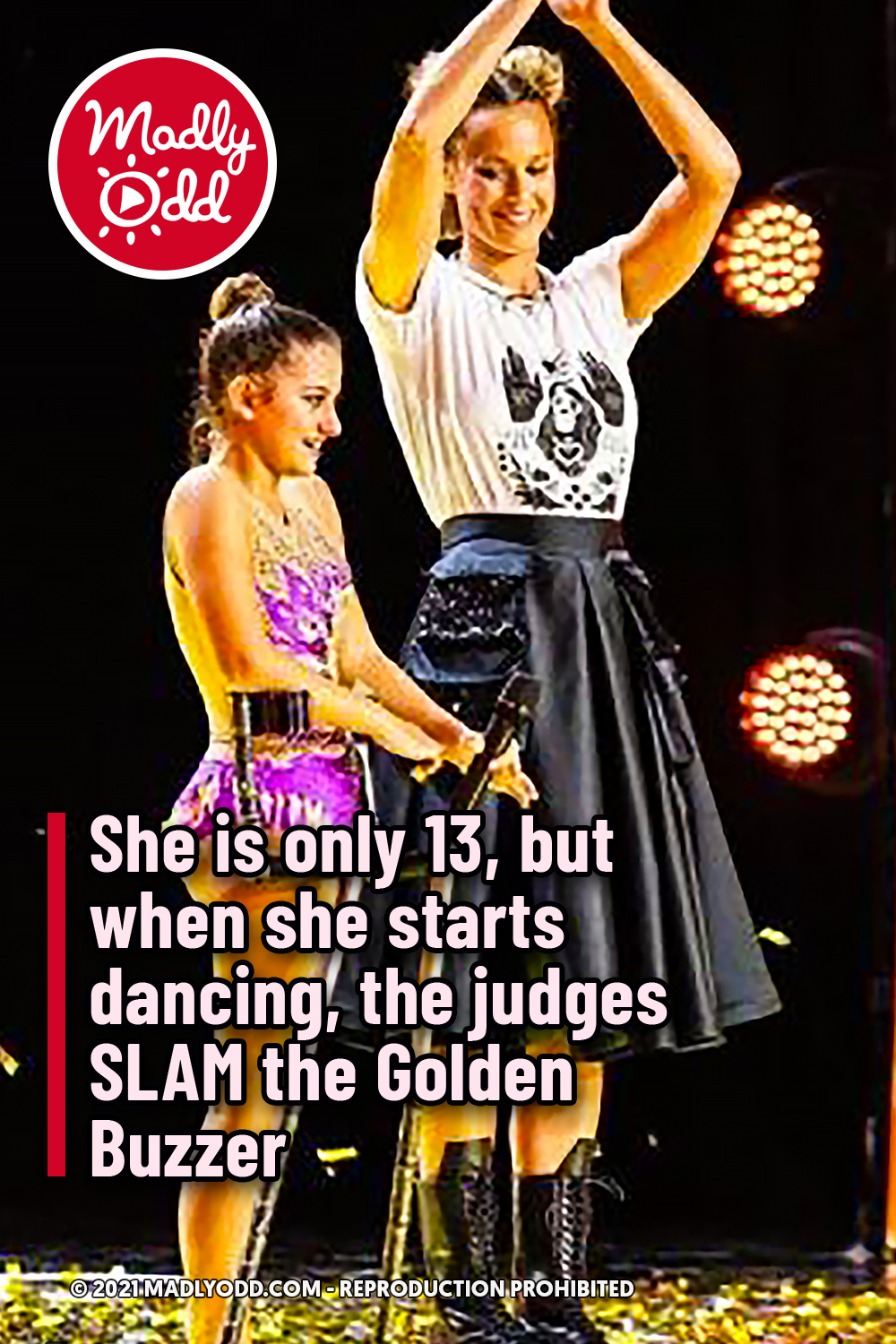 She is only 13, but when she starts dancing, the judges SLAM the Golden Buzzer