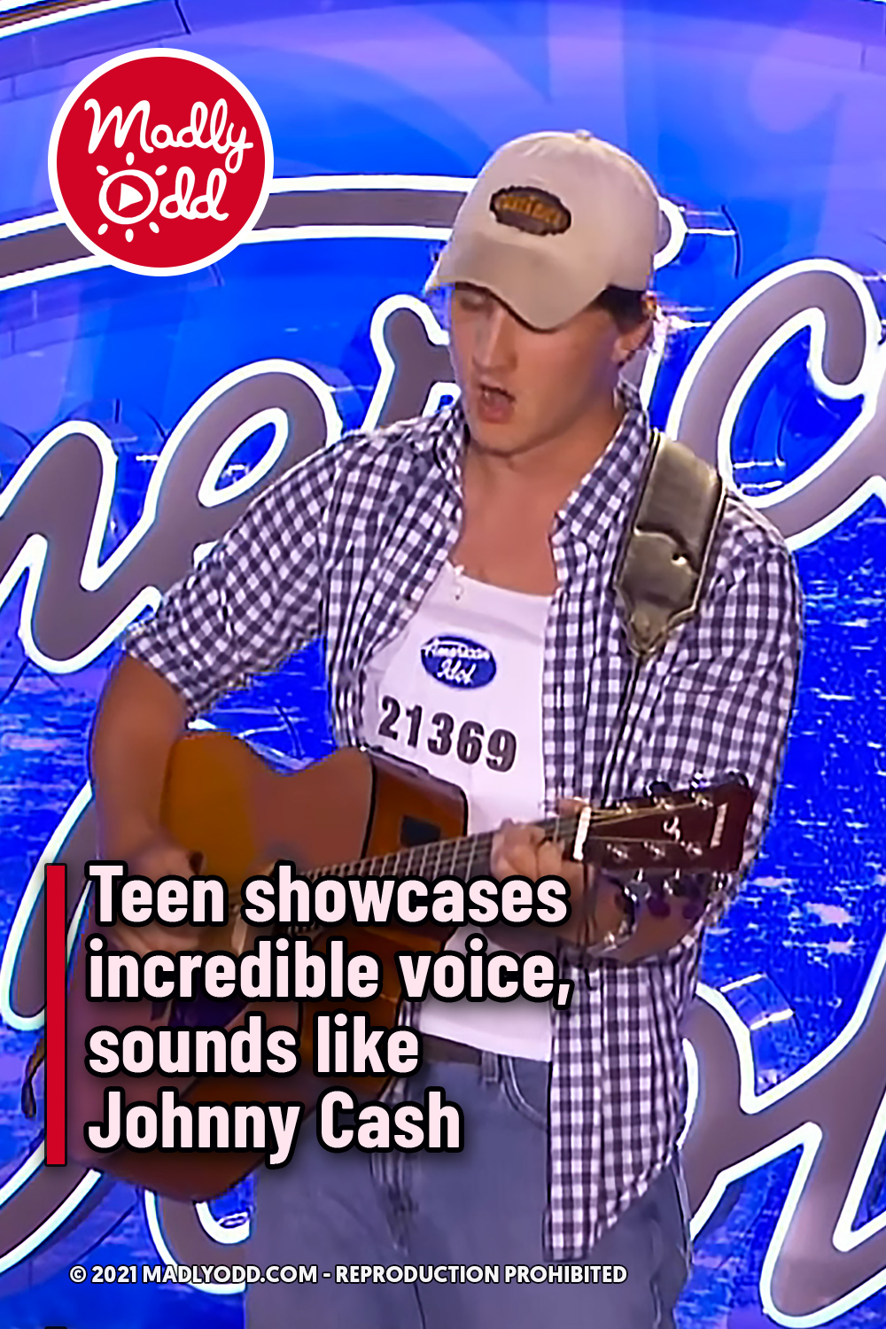 Teen showcases incredible voice, sounds like Johnny Cash