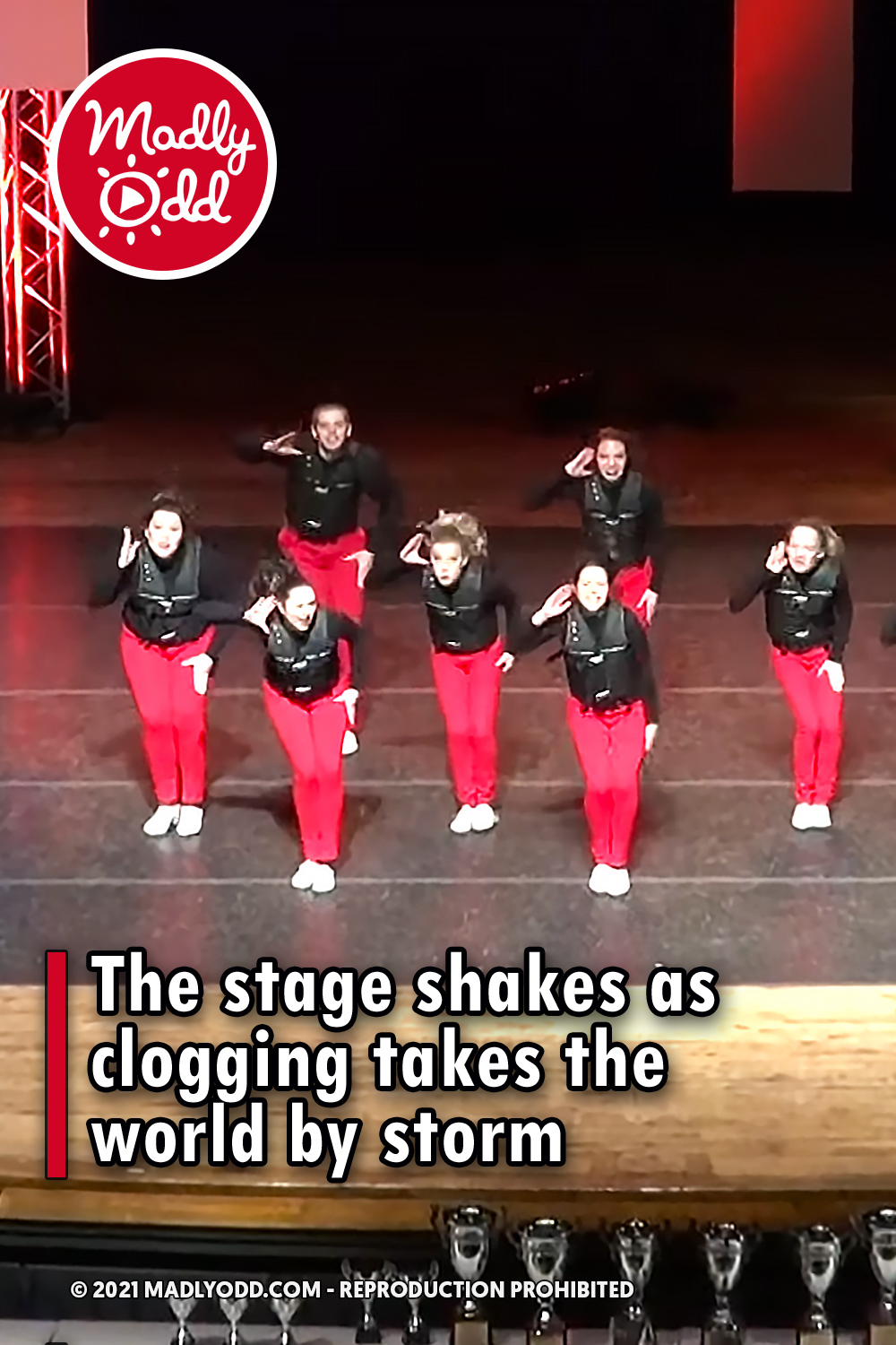 The stage shakes as clogging takes the world by storm