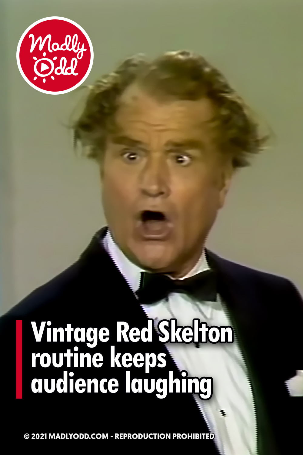 Vintage Red Skelton routine keeps audience laughing