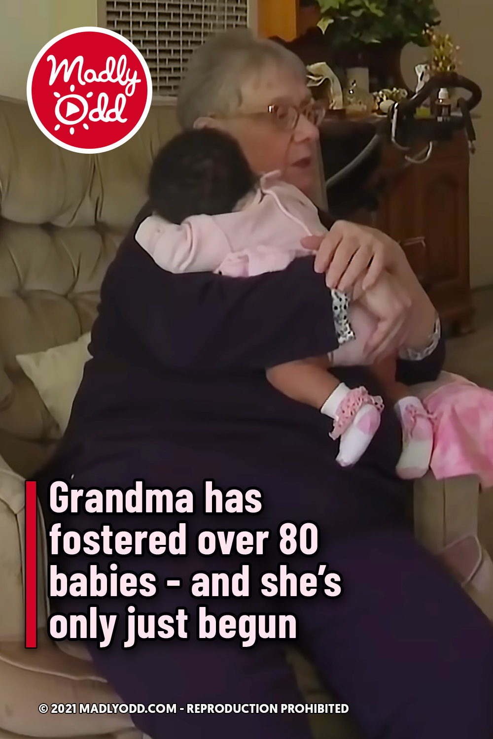Grandma has fostered over 80 babies - and she’s only just begun