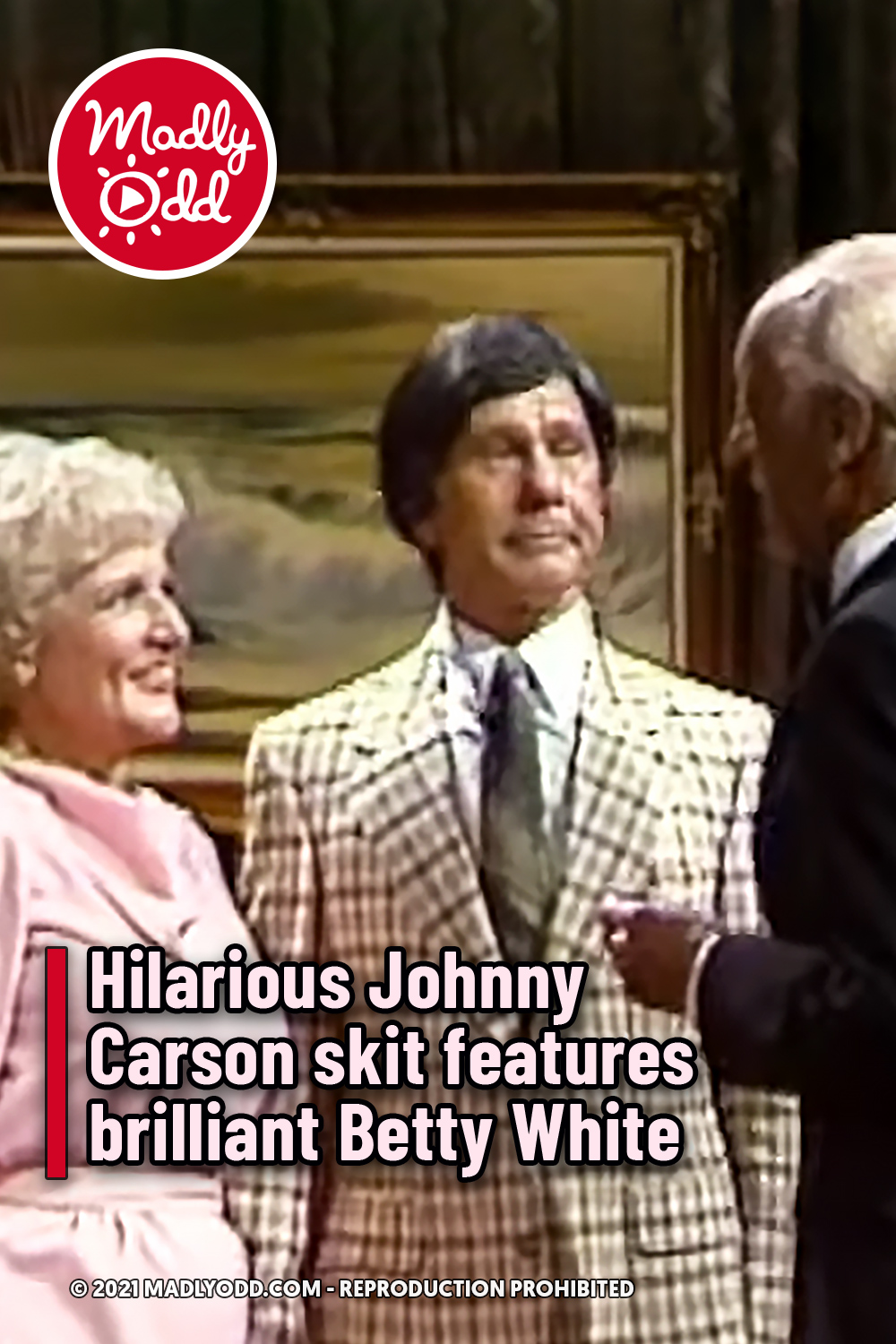 Hilarious Johnny Carson skit features brilliant Betty White