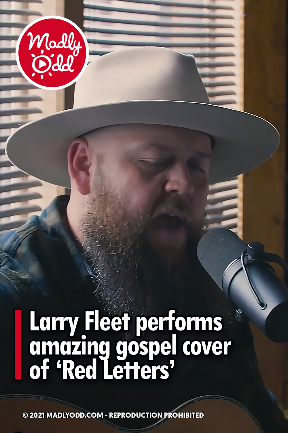 Larry Fleet performs amazing gospel cover of ‘Red Letters’