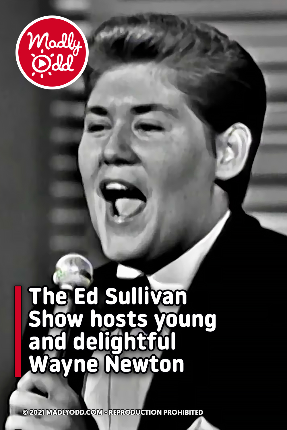 The Ed Sullivan Show hosts young and delightful Wayne Newton
