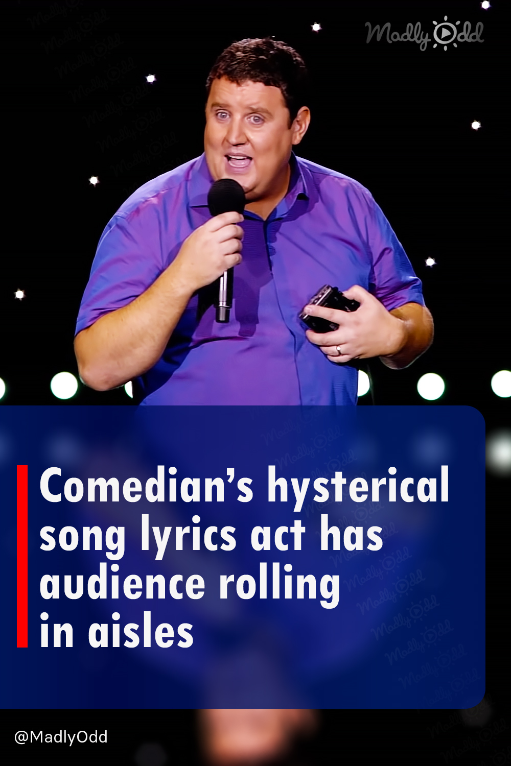 Comedian’s hysterical song lyrics act has audience rolling in aisles