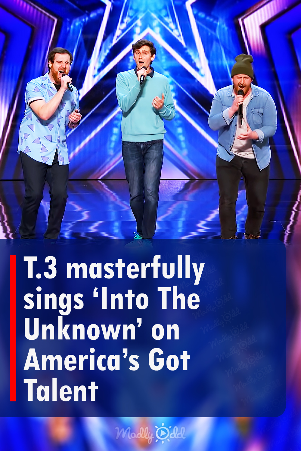 T.3 masterfully sings \'Into The Unknown\' on America’s Got Talent