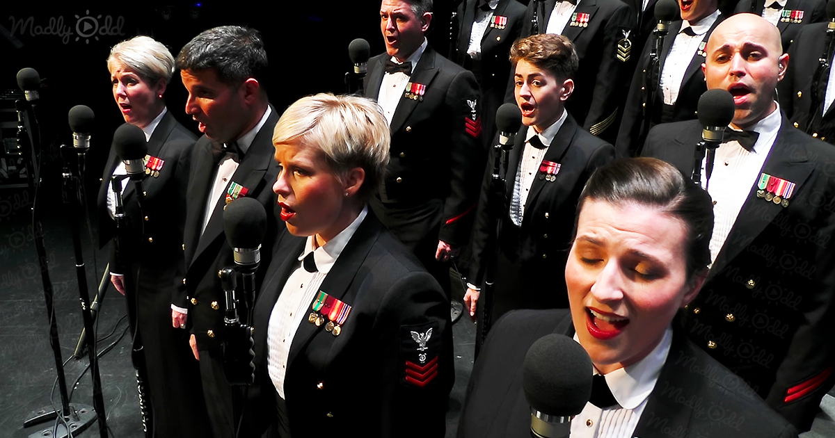 U.S. Navy Band amazes audience with stirring version of ‘God Bless America.’