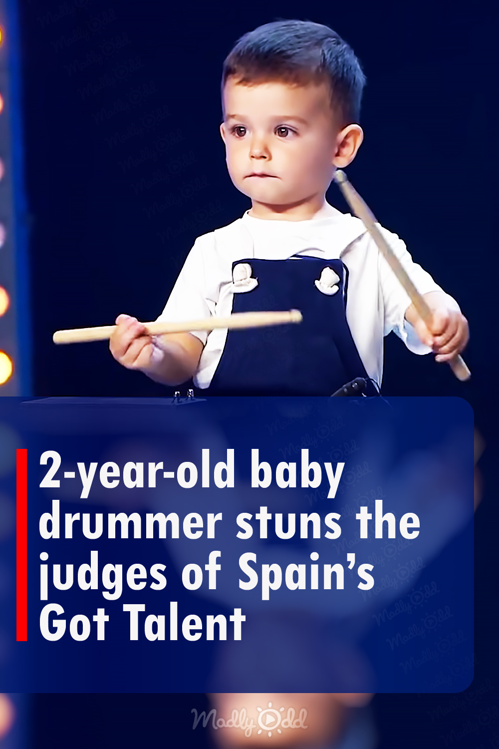 2-year-old baby drummer stuns the judges of Spain’s Got Talent