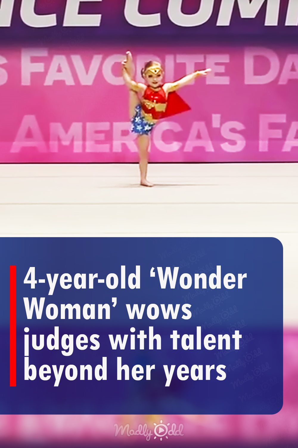4-year-old ‘Wonder Woman’ wows judges with talent beyond her years